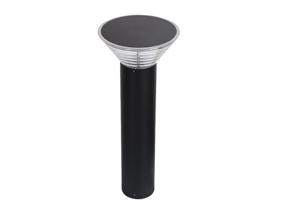 6W Bollard lawn lamps with or without solar panel IP65