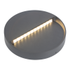 8W Outdoor round moon wall light IP65