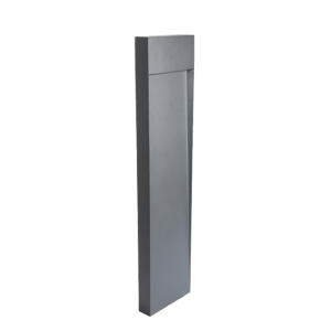 8W Square bollard lawn lamps with side lights design IP65