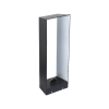 10W LED modern square shape bollard lights with reflector IP65