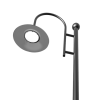 Post top garden light with pendant mount 60W IP65
