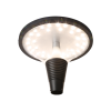 Post top garden lights with high power led and PC diffuser IP65 36W