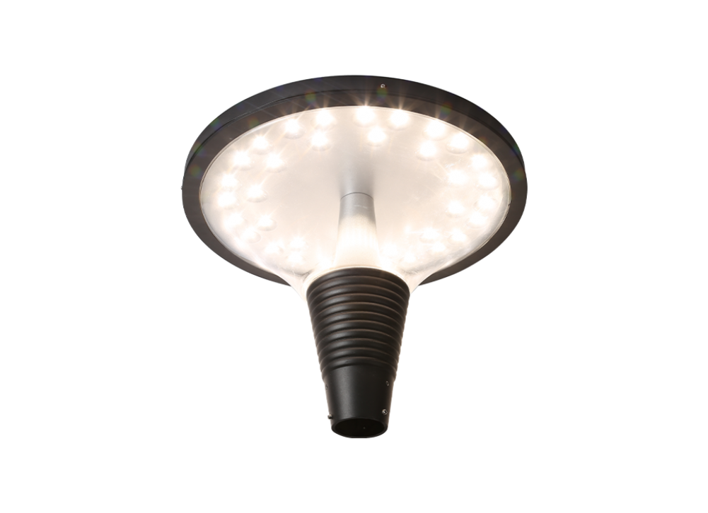 Post top garden lights with high power led and PC diffuser IP65 36W