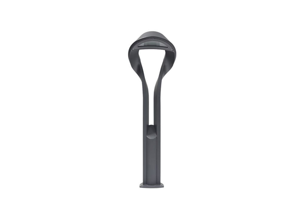 12W Bollard light with modern design by flower shape IP65