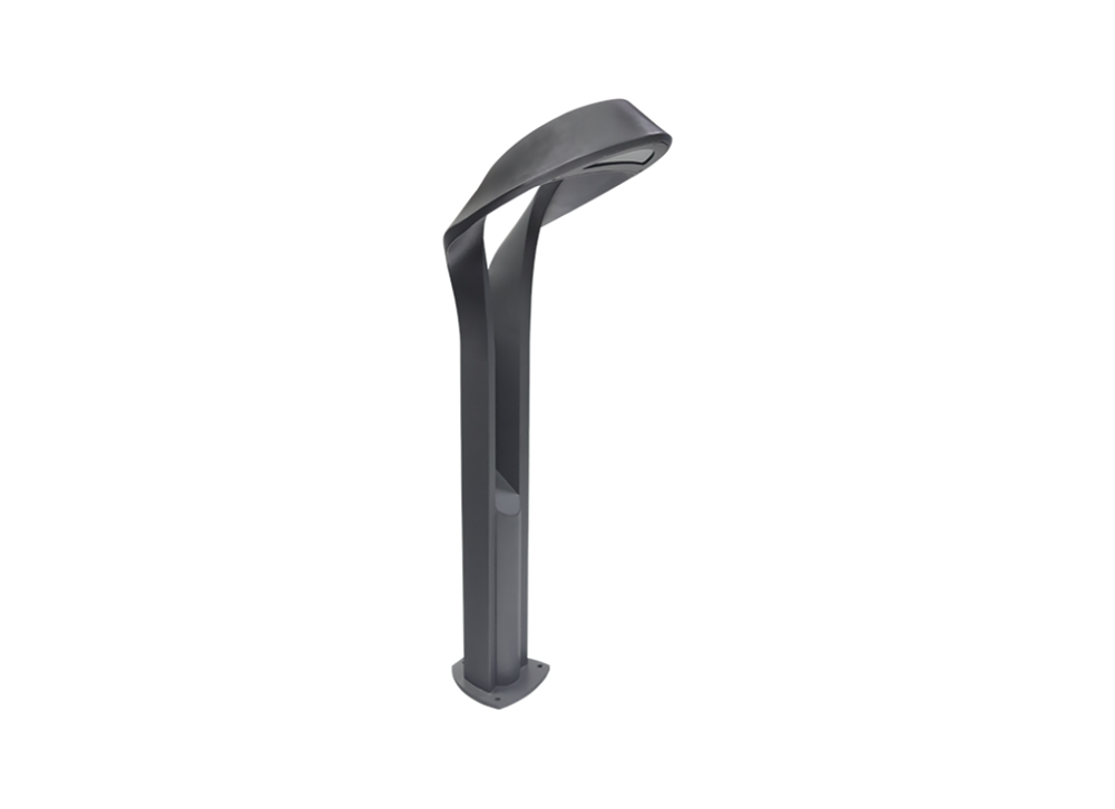 12W Bollard light with modern design by flower shape IP65