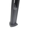 12W Bollard light with modern design by flower shape IP65
