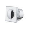 1W Step lights with square surface with 50% output and IP67