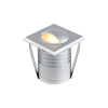 1W Step lights with square surface with 50% output and IP67