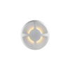 3W In-Ground Led surface washer grazer light with four direction output and IP67